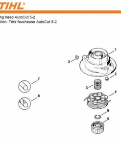 00009973100 - Ressort De Tête Nylon Pour Débroussailleuse STIHL -Débroussailleuse Soldes Magasin 10812684 3