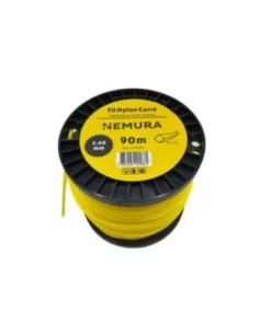 ADAPTABLE Fil Débroussailleuse Carré L: 90m, Ø: 2,40mm