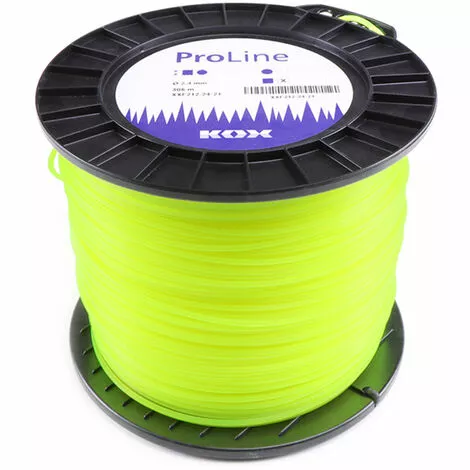 Fil Carré Pour Débroussailleuse KOX ProLine, épaisseur : 3 Mm, Long. : 195 M 4 Fil Carré Pour Débroussailleuse KOX ProLine, épaisseur : 3 Mm, Long. : 195 M – Image 2