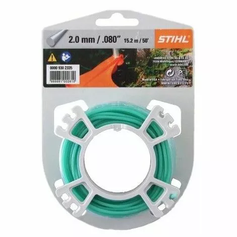 Fil Rond Débroussailleuse Stihl 2 Mm | 15 Mètres 3 Fil Rond Débroussailleuse Stihl 2 Mm | 15 Mètres