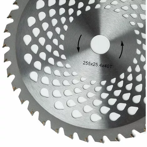 Boudech Disque à Lames En Acier De Qualité Supérieure Avec 40 Dents Pour Débroussailleuse Et Tondeuse à Gazon 4 Boudech Disque à Lames En Acier De Qualité Supérieure Avec 40 Dents Pour Débroussailleuse Et Tondeuse à Gazon – Image 2