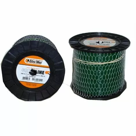 OLEO MAC Bobine De Fil Nylon Carré D. 3mm X 175m 3 OLEO MAC Bobine De Fil Nylon Carré D. 3mm X 175m