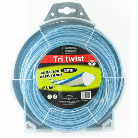 LEM SELECT Fil Nylon Tri-twist Section Triangulaire ø 3.3 Mm - 55 Mt 3 LEM SELECT Fil Nylon Tri-twist Section Triangulaire ø 3.3 Mm - 55 Mt