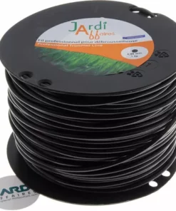 JARDIAFFAIRES Bobine De Fil Extra Pro Rond Pour Débroussailleuse 4mm X 72 Mètres