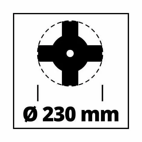 Einhell Lame 4 Dents De Rechange Pour Débroussailleuses 4 Einhell Lame 4 Dents De Rechange Pour Débroussailleuses – Image 2