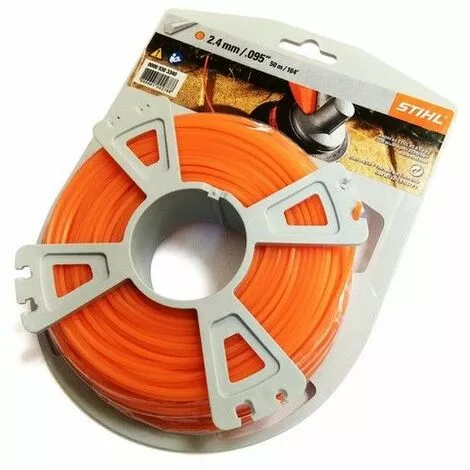 Fil Pentagonal Débroussailleuse Stihl 2.4mm | 50m 3 Fil Pentagonal Débroussailleuse Stihl 2.4mm | 50m