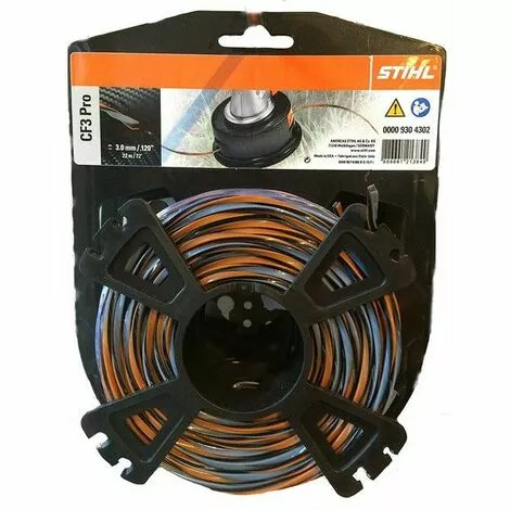 Bobine Fil Débroussailleuse Stihl Carbone CF3 Pro 3mm | 22m 3 Bobine Fil Débroussailleuse Stihl Carbone CF3 Pro 3mm | 22m