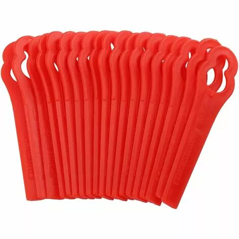 BEARSU 100 PCS Lames En Plastique De Rechange Pour Coupe Bordure Faucheuse Lame De Découpe Machine Découpage Lames Moteur Pièces Kit Pour FRT18A FRT18A1 Art 46155 FRT20A1 Accessoires 3 BEARSU 100 PCS Lames En Plastique De Rechange Pour Coupe Bordure Faucheuse Lame De Découpe Machine Découpage Lames Moteur Pièces Kit Pour FRT18A FRT18A1 Art 46155 FRT20A1 Accessoires