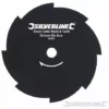 SILVERLINE Lame 8 Dents Pour Débroussailleuse, Diamètre De 254 Mm, Alésage De 25,4 Mm, Diamètre De 254 Mm. Alésagede 25.4 Mm -Débroussailleuse Soldes Magasin 28085625 1