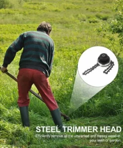 HAPPYSHOPPING Tête De Fauche à Chaîne (entretoise Universelle) Tête De Fauche à Chaîne Tête De Faucheuse Irrigatrice Tête De Faucheuse Sarcleuse -Débroussailleuse Soldes Magasin 28495753 3