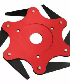 PERLE RARE Jardin Tondeuse à Gazon Accessoires De Tondeuse à Gazon Tondeuse à Gazon Universelle Tête De Coupe à Six Feuilles Tête De Désherbage Tête De Machine