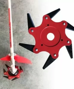 Perle Rare Accessoires De Tondeuse à Gazon De Jardin Tête De Coupe De Coupe à Six Feuilles Rouge 10 Perle Rare Accessoires De Tondeuse à Gazon De Jardin Tête De Coupe De Coupe à Six Feuilles Rouge -Débroussailleuse Soldes Magasin 29871045 4