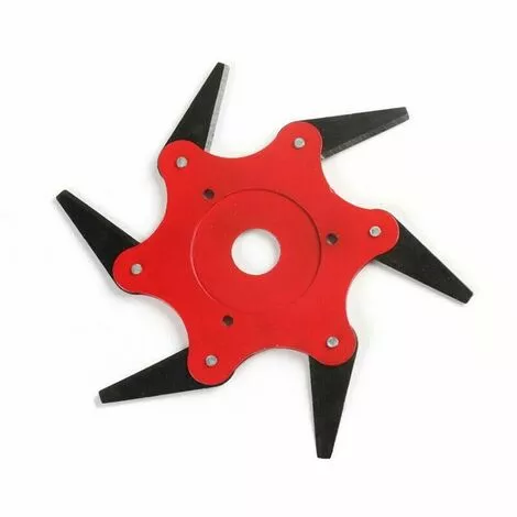 Perle Rare Accessoires De Tondeuse à Gazon De Jardin Tête De Coupe De Coupe à Six Feuilles Rouge 7 Perle Rare Accessoires De Tondeuse à Gazon De Jardin Tête De Coupe De Coupe à Six Feuilles Rouge – Image 5