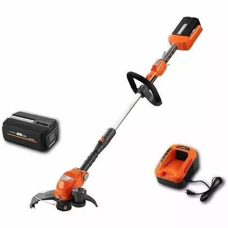 TIMBERPRO Débroussailleuse Coupe Bordure Sur Batterie Samsung 40 Volts Fournie Avec Son Chargeur 3 TIMBERPRO Débroussailleuse Coupe Bordure Sur Batterie Samsung 40 Volts Fournie Avec Son Chargeur