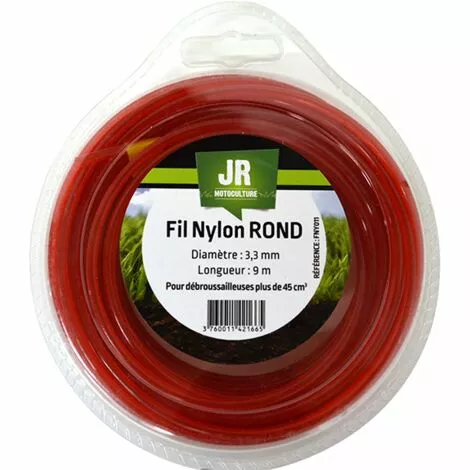 JR MOTOCULTURE JR Fil Nylon 3.3 Mm - Rond FNY011 3 JR MOTOCULTURE JR Fil Nylon 3.3 Mm - Rond FNY011