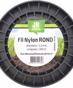 JR MOTOCULTURE JR Fil Nylon 3.3 Mm - Rond FNY030 -Débroussailleuse Soldes Magasin 30481360 2