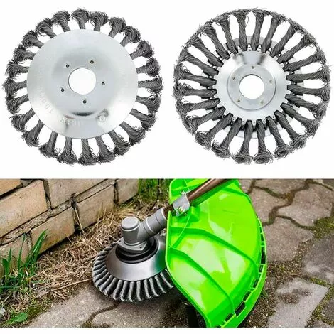 ILOVEMILAN Tête De Débroussailleuse Conique En Fil De Fer Noué De 200 Mm Pour Tondeuse à Gazon - Plateau De Désherbage En Métal Pour Débroussailleuse (15CM) 6 ILOVEMILAN Tête De Débroussailleuse Conique En Fil De Fer Noué De 200 Mm Pour Tondeuse à Gazon - Plateau De Désherbage En Métal Pour Débroussailleuse (15CM) – Image 4