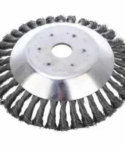 PERLE RARE Tête De Débroussailleuse Conique En Fil De Fer Noué De 200 Mm Pour Tondeuse à Gazon - Plateau De Désherbage En Métal Pour Débroussailleuse (200CM)
