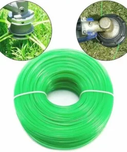 CYCLINGCOLORS Rouleau De Fil Débroussailleuse Universel Rond Diamètre 2,4mm Longueur 14m Vert Coupe Bordure