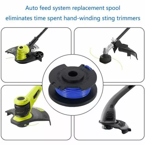 THSINDE 8 Bobines De Fil De Rechange Pour Débroussailleuse 0,065" 18V 24V 40V Compatible Ryobi One+ AC14RL3A, String Autofeed 522994001 Capuchon Pour Débroussailleuse Sans Fil 3,44m 8 Bobines + 2 Capuchons 7 THSINDE 8 Bobines De Fil De Rechange Pour Débroussailleuse 0,065" 18V 24V 40V Compatible Ryobi One+ AC14RL3A, String Autofeed 522994001 Capuchon Pour Débroussailleuse Sans Fil 3,44m 8 Bobines + 2 Capuchons – Image 5