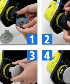 THSINDE Lot De 6 Bobines De Fil De Rechange Pour Débroussailleuse Sans Fil Ryobi One+ AC14RL3A 18 V, 24 V, 40 V 11 THSINDE Lot De 6 Bobines De Fil De Rechange Pour Débroussailleuse Sans Fil Ryobi One+ AC14RL3A 18 V, 24 V, 40 V -Débroussailleuse Soldes Magasin 34614486 5