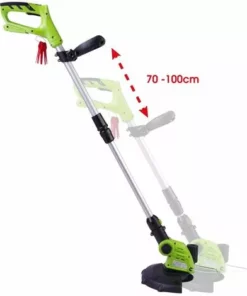 Débroussailleuse Sans Fil à Batterie 25cm 8.500trs/min 20V, 12 Lames Incl., Manche Télescopique En Alu 70-100cm, (80 Min. Sans Charge) Sans Chargeur Sans Batterie – De BRAST -Débroussailleuse Soldes Magasin 34686552 4