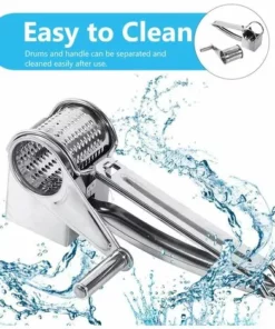 ABCRITAL Râpe À Fromage Polyvalente, Râpe À Fromage En Acier Inoxydable Avec Tambours À Main En Acier Inoxydable, Râpe À Spaetzle Pour Mozzarella, Légumes Et Plus, Design Ergonomique 9 ABCRITAL Râpe À Fromage Polyvalente, Râpe À Fromage En Acier Inoxydable Avec Tambours À Main En Acier Inoxydable, Râpe À Spaetzle Pour Mozzarella, Légumes Et Plus, Design Ergonomique -Débroussailleuse Soldes Magasin 36351637 3