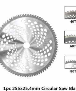 BETTERLIFE Lot De 3 Lames à Pointe En Carbure 80 Dents 20,3 Cm Pour Stihl Husqvarna Echo Jonsered Shindaiwa Kawasaki Honda Homelite Ryobi Dolmar Makita Débroussailleuse Désherbeuse Wacker Lames De Scie à Bois -Débroussailleuse Soldes Magasin 36690012 4
