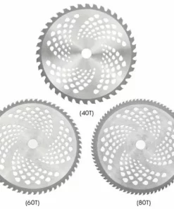 BETTERLIFE Lot De 3 Lames à Pointe En Carbure 80 Dents 20,3 Cm Pour Stihl Husqvarna Echo Jonsered Shindaiwa Kawasaki Honda Homelite Ryobi Dolmar Makita Débroussailleuse Désherbeuse Wacker Lames De Scie à Bois -Débroussailleuse Soldes Magasin 36690012 5
