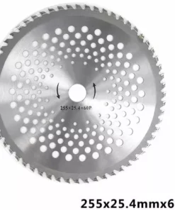 DONTODENT Lames De Brosse Pour Coupe-Herbe, Lame De Scie En Acier Inoxydable De Qualité Supérieure, Lame De Scie Circulaire De Rechange Pour Coupe-Bordure À Ouverture De 25,4 Mm