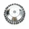 BETTERLIFE Tête De Désherbage Fil D'acier, 6/8 Pouce Brosse Rotative Disque De Pinceau à Roue Pour Outils De Pelouse Jardin Agriculture - Trou Intérieur 25.4mm (8 Pouce) -Débroussailleuse Soldes Magasin 37661000 1
