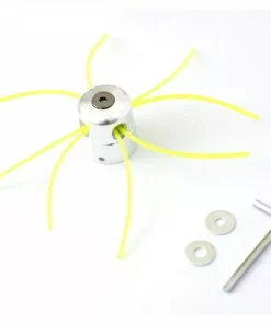 ABCRITAL 2X Tête De Ligne En Aluminium, Tête De Ligne Double, Tête De Tondeuse, Bobine De Ligne, Tête De Coupe-Gazon Pour Débroussailleuse À Essence, Débroussailleuse Avec 4 Lignes -Débroussailleuse Soldes Magasin 38288444 3