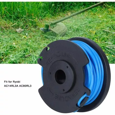 LITZEE Bobine De Rechange Pour Coupe-Bordures, 4 Pièces Bobine De Tondeuse à Gazon Bobines De Mangeur De Mauvaises Herbes Avec Couvercle Accessoires De Remplacement Pour Ryobi AC14RL3A AC80RL3 4 LITZEE Bobine De Rechange Pour Coupe-Bordures, 4 Pièces Bobine De Tondeuse à Gazon Bobines De Mangeur De Mauvaises Herbes Avec Couvercle Accessoires De Remplacement Pour Ryobi AC14RL3A AC80RL3 – Image 2