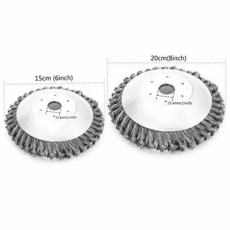 ECHOO Tête De Coupe En Fil D'acier 200mm, Débroussailleuse, Plaque De Désherbage, Kit De Fixation De Boîte De Vitesses Pour Tondeuse à Gazon 4 ECHOO Tête De Coupe En Fil D'acier 200mm, Débroussailleuse, Plaque De Désherbage, Kit De Fixation De Boîte De Vitesses Pour Tondeuse à Gazon – Image 2