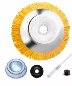 BETTERLIFE 1 Jeu Brosse En Nylon Tondeuse Universelle Brosse TêTe Coupeur Outils De Jardin Durables DiamèTre ExtéRieur 200 Mm Trou IntéRieur 25,4 Mm