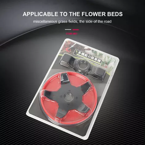 HAPPYSHOPPING Coupe-herbe H-ead Pour Debroussailleuse A Herbe Installation Facile Portable, Modele: Rouge 5 HAPPYSHOPPING Coupe-herbe H-ead Pour Debroussailleuse A Herbe Installation Facile Portable, Modele: Rouge – Image 3