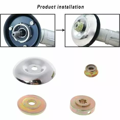 GUAZHUNIFR Tête De Débroussailleuse Universelle Accessoires,coupe Patron Mangeur De Mauvaises Herbes,lames De Désherbant,tête De Mangeur De Mauvaises Herbes,Ecrous De Fixation Tête De Coupe Bordure, Guazhuni 8PCS+5PCS 5 GUAZHUNIFR Tête De Débroussailleuse Universelle Accessoires,coupe Patron Mangeur De Mauvaises Herbes,lames De Désherbant,tête De Mangeur De Mauvaises Herbes,Ecrous De Fixation Tête De Coupe Bordure, Guazhuni 8PCS+5PCS – Image 3