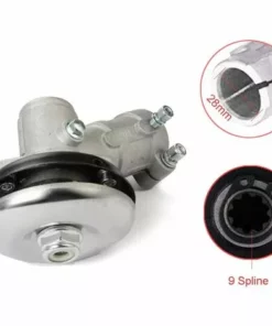 Renvoi D'angle Debroussailleuse 28mm, Tête D'engrenage Debroussailleuse Universelle Boîte De Vitesse De Tondeuse à Gazon Pour Coupe Herbe/Tronconneuse， Macaron (28mm, Rond De 9 Dents) -Débroussailleuse Soldes Magasin 42741187 2