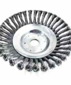 Brosse De Débroussailleuse à Gazon, Irisfr Brosse Débroussailleuse De Mauvaises Herbes, Brosse Rotative Disque De Pinceau à Roue, 150 X 150 X 25mm