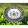 DONTODENT Brosse De Roue De Fil De 8 Pouces, Roue De Désherbage De Dérouillage Torsadée De Type Bol, Tête De Coupe-herbe De Brosse De Roue De Fil D'acier Pour Tondeuse à Gazon -Débroussailleuse Soldes Magasin 42849689 1