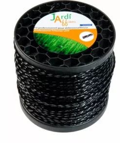 JARDIAFFAIRES Bobine De Fil Professionnel Torsade Pour Débroussailleuse 3mm X 160 Mètres