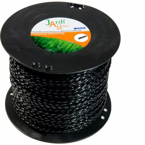 JARDIAFFAIRES Bobine De Fil Professionnel Torsade Pour Débroussailleuse 2,4mm X 494 Mètres 3 JARDIAFFAIRES Bobine De Fil Professionnel Torsade Pour Débroussailleuse 2,4mm X 494 Mètres