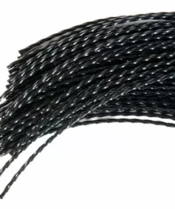 JARDIAFFAIRES 30 Brins De Fil Professionnel Torsade Pour Débroussailleuse 4mm 35cm