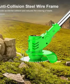 HAPPYSHOPPING Coupe-herbe Electrique 24V Tondeuse A Gazon Portable Rechargeable A Usage Domestique Tondeuse De Branches D'herbe Portable Sans Fil Pour L'elagage/la Tonte De La Cour De Jardin, Modele : Prise UE -Débroussailleuse Soldes Magasin 43439245 4