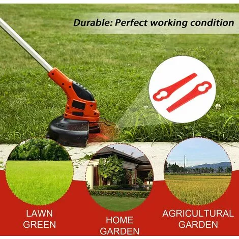 ALMI Tête De Débroussailleuse Lame Coupe Bordure,100pcs Lames En Plastique De Rechange Lame Taille Bordure Lame Plastique Coupe Bordure Lame Coupe Bordur,pour Jardin Et Pelouse Coupe-Bordures Sur Batterie 7 ALMI Tête De Débroussailleuse Lame Coupe Bordure,100pcs Lames En Plastique De Rechange Lame Taille Bordure Lame Plastique Coupe Bordure Lame Coupe Bordur,pour Jardin Et Pelouse Coupe-Bordures Sur Batterie – Image 5