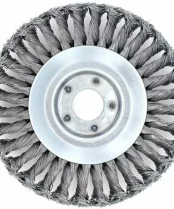 ELLE Tête De Désherbage Fil D'acier, 6/8 Pouce Brosse Rotative Disque De Pinceau à Roue Pour Outils De Pelouse Jardin Agriculture - Trou Intérieur 25.4mm (6 Pouce) -Débroussailleuse Soldes Magasin 43635984 3