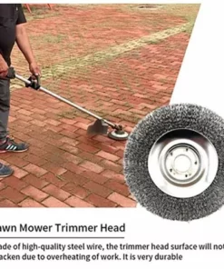 THSINDE Tête De Débroussailleuse Brosse De Fil D'acier De Tête De Coupe-Herbe De 6 Désherbage Pour Tondeuse à Gazon 10 THSINDE Tête De Débroussailleuse Brosse De Fil D'acier De Tête De Coupe-Herbe De 6 Désherbage Pour Tondeuse à Gazon -Débroussailleuse Soldes Magasin 44089707 4