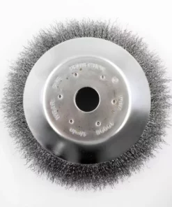 THSINDE Tête De Désherbage Fil D'acier, Brosse Rotative Disque De Pinceau à Roue Pour Outils De Pelouse Jardin Agriculture 8 Pouce 8 THSINDE Tête De Désherbage Fil D'acier, Brosse Rotative Disque De Pinceau à Roue Pour Outils De Pelouse Jardin Agriculture 8 Pouce -Débroussailleuse Soldes Magasin 44089710 3