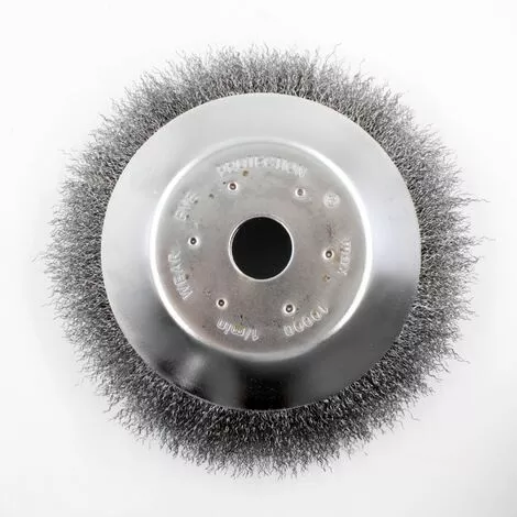 THSINDE Tête De Désherbage Fil D'acier, Brosse Rotative Disque De Pinceau à Roue Pour Outils De Pelouse Jardin Agriculture 8 Pouce 5 THSINDE Tête De Désherbage Fil D'acier, Brosse Rotative Disque De Pinceau à Roue Pour Outils De Pelouse Jardin Agriculture 8 Pouce – Image 3