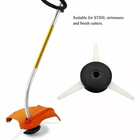 Tête De Débroussailleuse, Coupe-Herbe Coupe-tête Pour Tondeuse Adapté Pour STIHL Remplacement De Tonte Accessoires De Tondeuse à Gazon Pièces Tête De Tondeuse 9.4*5cm Fontainebleau Noir 4 Tête De Débroussailleuse, Coupe-Herbe Coupe-tête Pour Tondeuse Adapté Pour STIHL Remplacement De Tonte Accessoires De Tondeuse à Gazon Pièces Tête De Tondeuse 9.4*5cm Fontainebleau Noir – Image 2